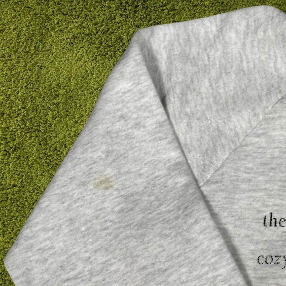 Vintage Made In USA Jerzees Collared Cottagecore Farm Life Sweatshirt - Picture 5 of 8